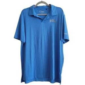 Columbia Golf UCLA Blue Omni-Wick Short Sleeve Polo Shirt Men Large